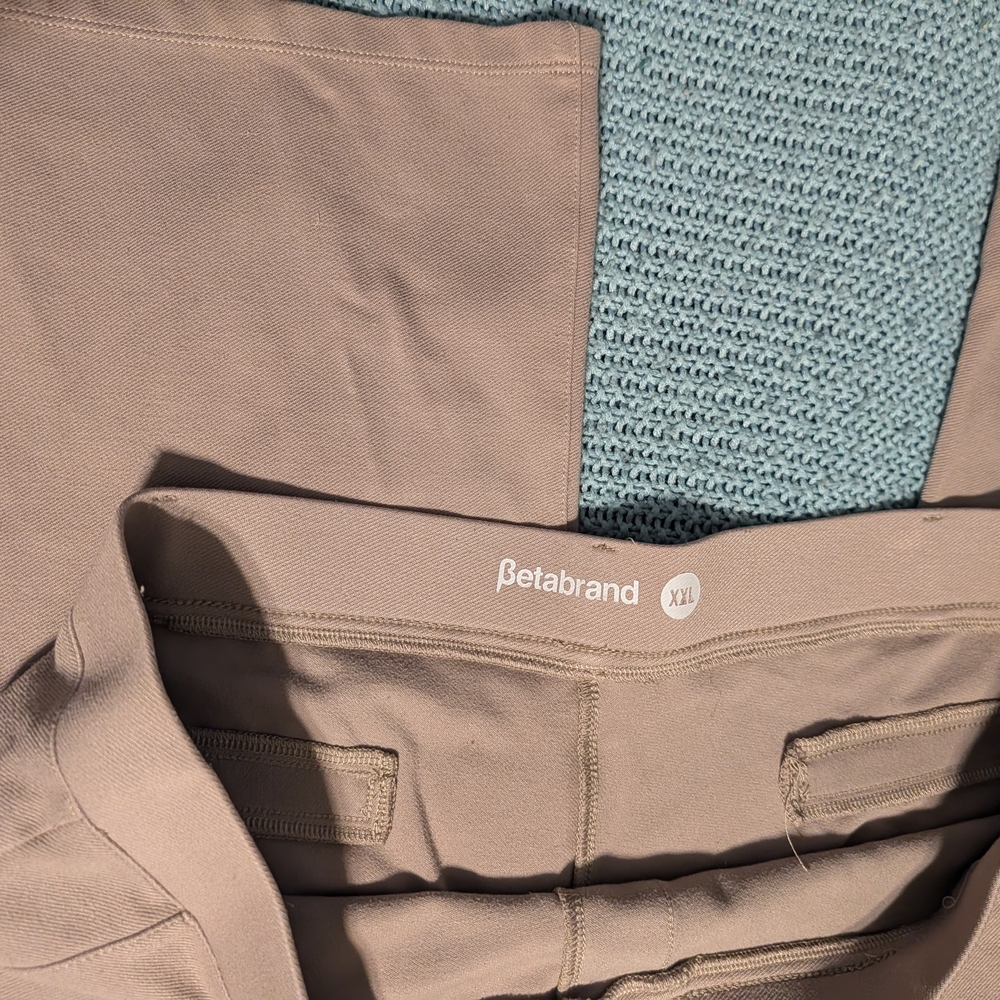 Betabrand Tan Pants - Picture 2 of 7